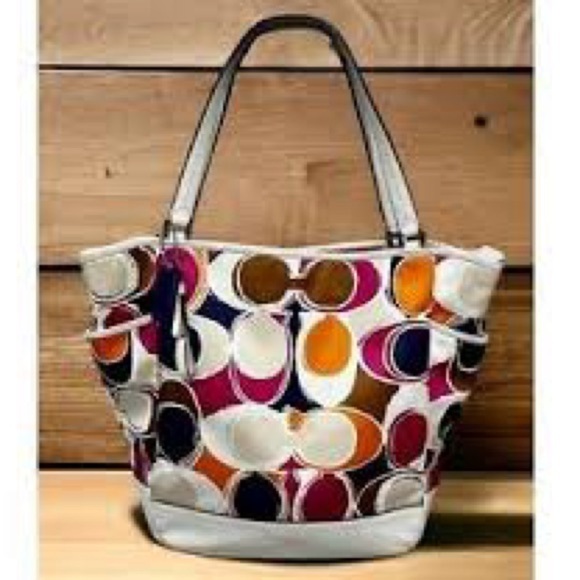 NWT Coach Women’s Multicolor Purse - Picture 7 of 8